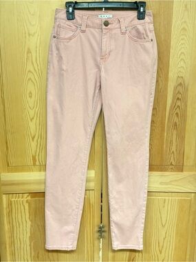 CAbi Pink Skinny High-Rise Jeans